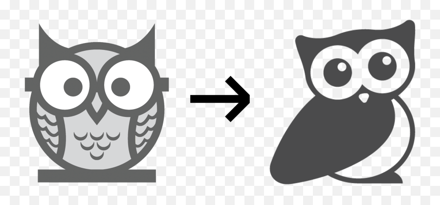 Owl Clipart Black And White Transparent - Dot Emoji,Owl Clipart Black And White