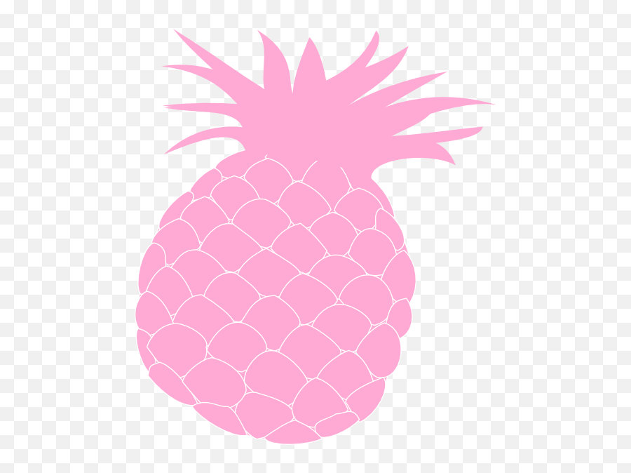 Download Pink Pineapple Clip Art - Transparent Pink Pink Pineapple Png Clip Art Emoji,Pineapple Clipart