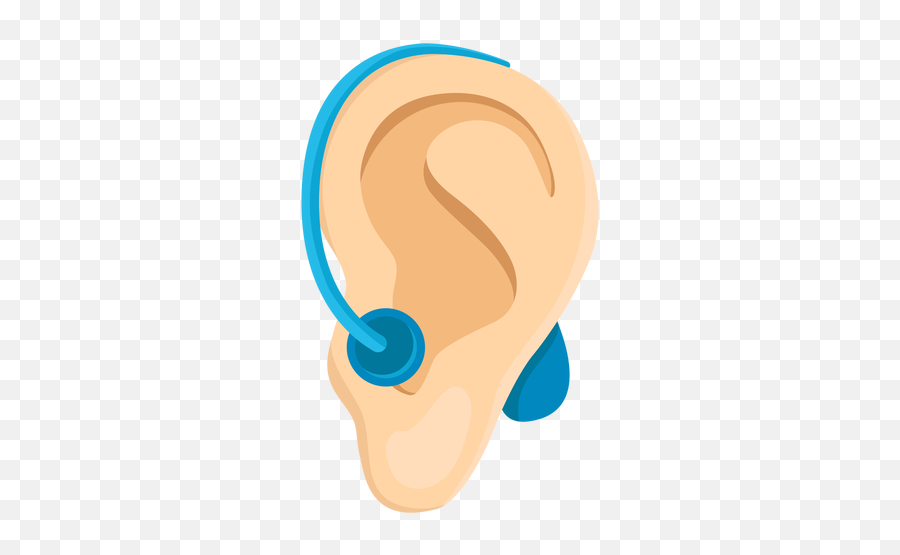 Vector Ear Png Hd - Orelha Com Aparelho Auditivo Emoji,Ear Png