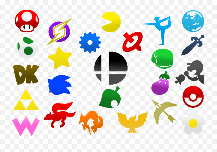 Super Smash Bros - Star Fox Symbol Emoji,Smash Bros Logo