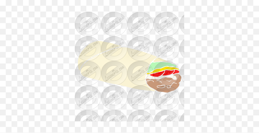 Burrito Stencil For Classroom Therapy - Hamburger Bun Emoji,Burrito Clipart