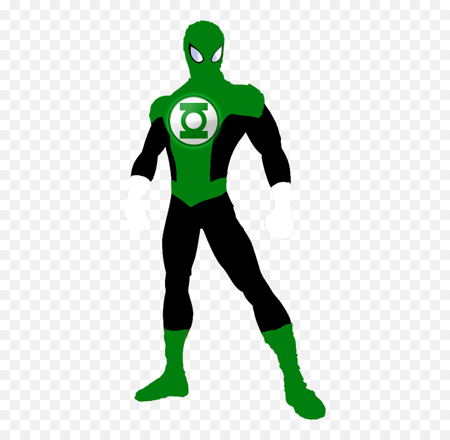 This Is Green Lantern Spidermanu0027s Info Appearance - Green Web Shooter Spider Man Redesign Emoji,Green Lantern Png