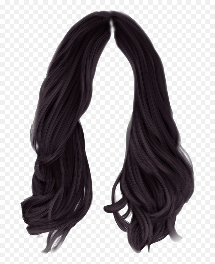 Anime Hair Transparent Image - Black Hair Png Emoji,Anime Hair Transparent