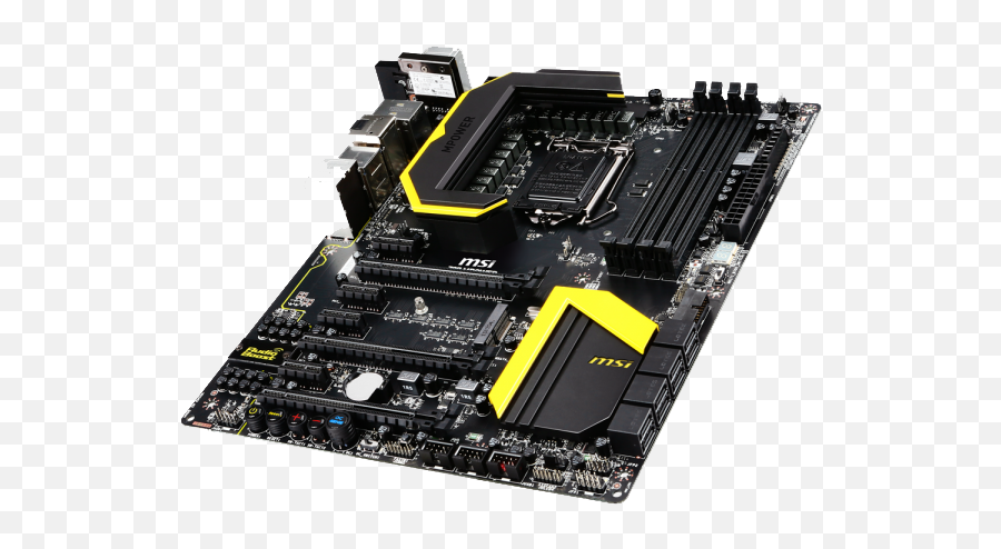 Motherboard Picture Hq Png Image - Msi Z87 X Power Emoji,Motherboard Png