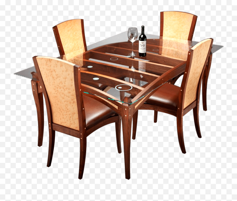 Wooden Table Top Png - Glass Dining Table Wooden Emoji,Table Top Png
