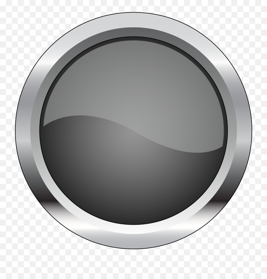 Gradient Button Transparent Images - Silver Circle With No Background Emoji,Button Transparent