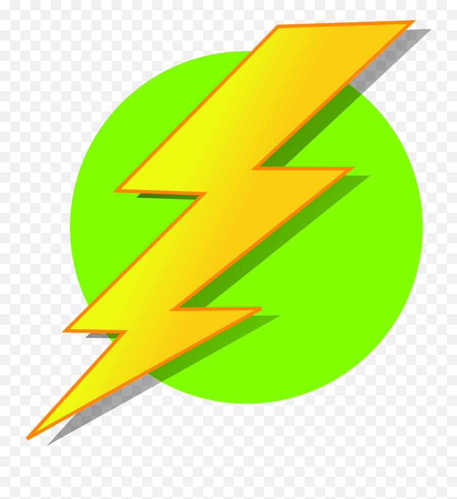 Green Lightning Bolt Clip Art N2 Free Image - Clip Art Energia Emoji,Lightning Bolt Clipart