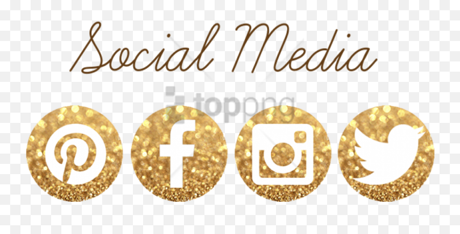 Free Png Gold Facebook And Instagram Logo Png Image - Emblem Gold Social Media Png Logo Emoji,Instagram Logo Png
