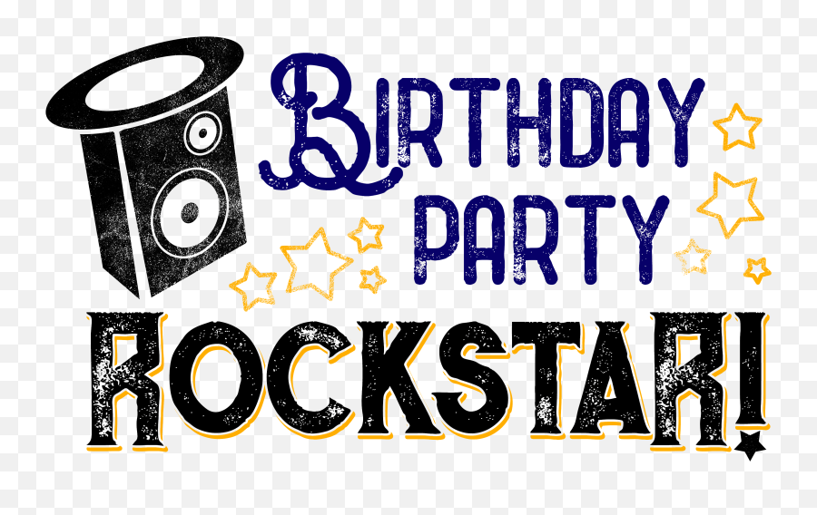 Birthday Party Rockstar - Party Rockstar Emoji,Rockstar Logo