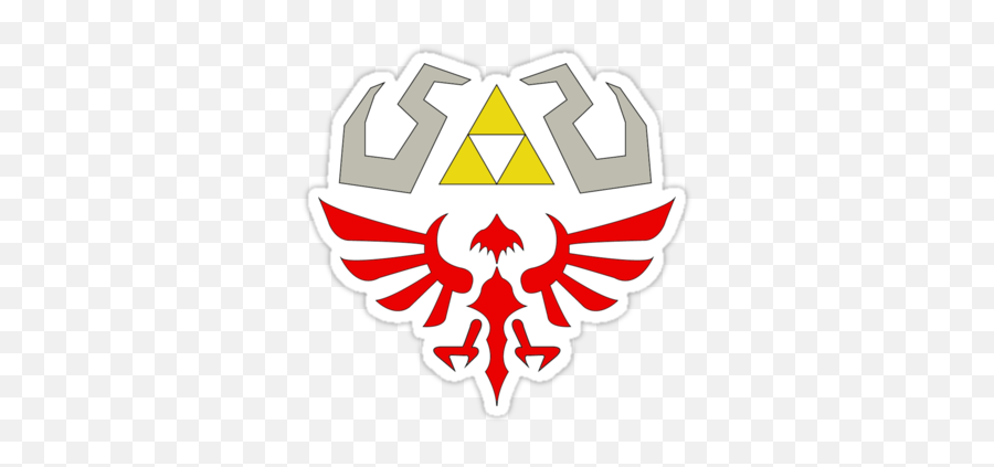 Download Legend Of Zelda Gold Black Zelda Logo Envelope - Zelda Tri Force Emoji,Zelda Logo Png