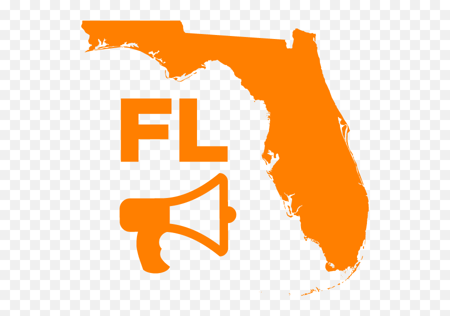 Fl Megaphone - State Of Florida Vector Emoji,Megaphone Logo