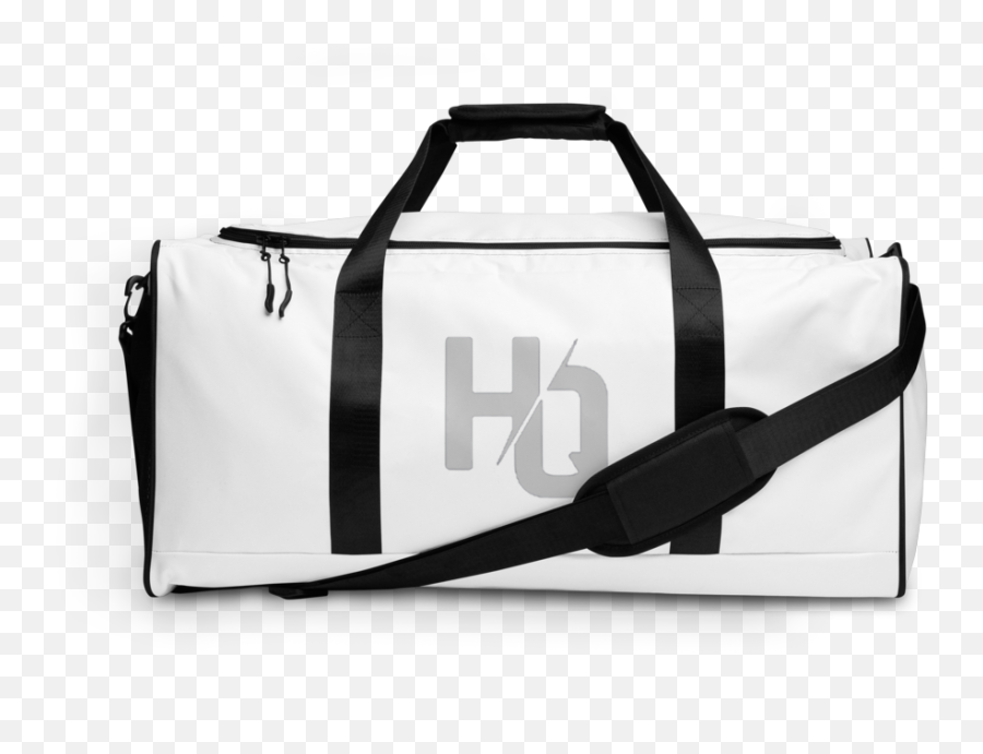 Duffle Gym Bag With Hq Logo Emoji,Hq Logo