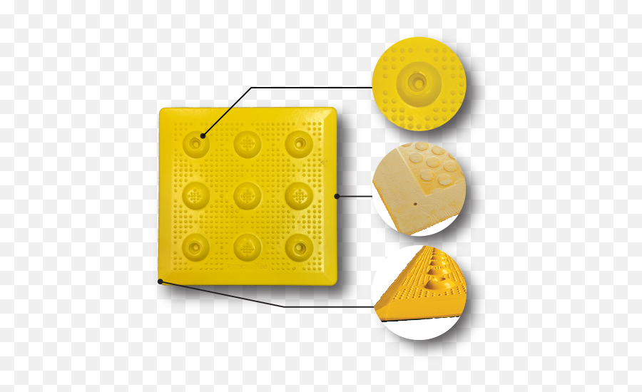 Truncated Domes Detectable Warning Surfaces Armor - Tile Emoji,Yellow Dot Png