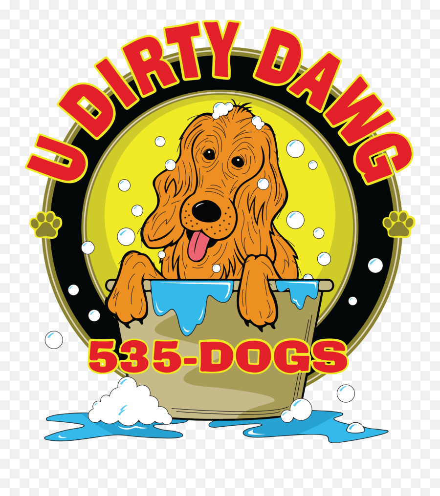 U Dirty Dawg Dog Daycare Services Greenwood In Emoji,Dawgs Logo