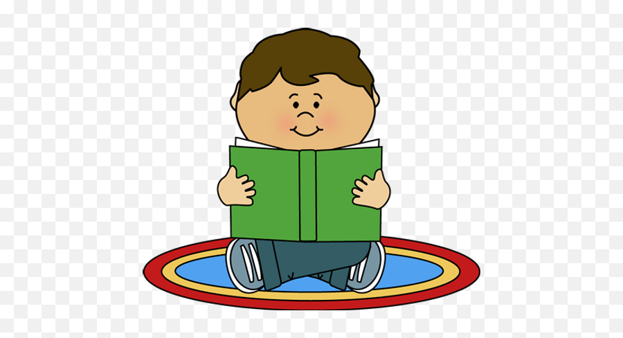 Kids Reading Clipart Png - Sat On The Mat Clipart Emoji,Reading Clipart