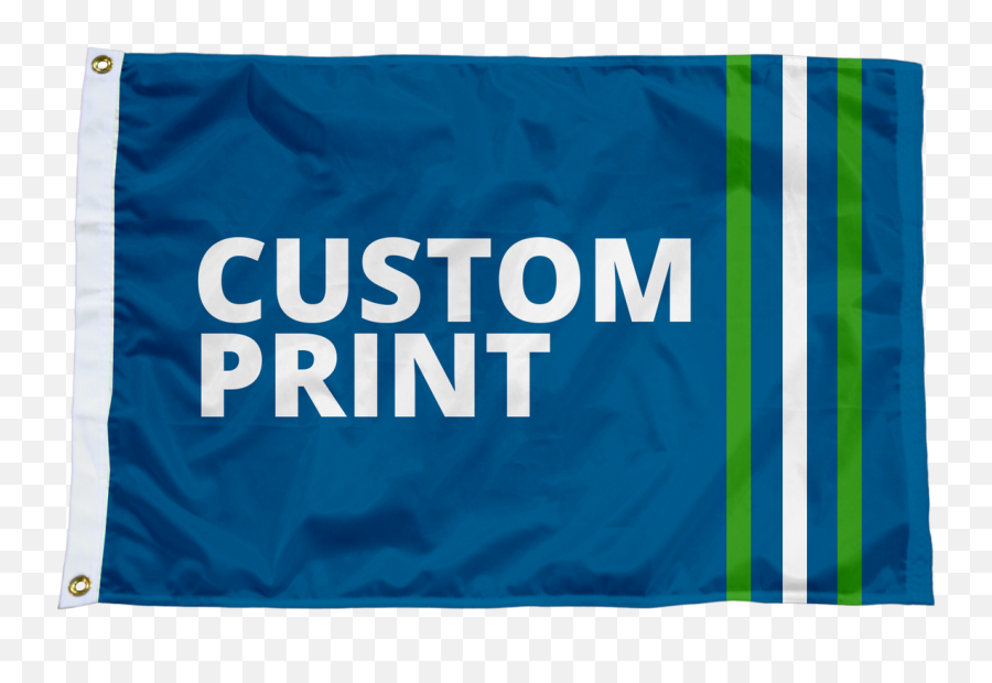 Custom 4u0027x6u0027 Double Sided Flag - Made In Usa Runners Point Emoji,Made In Usa Logo