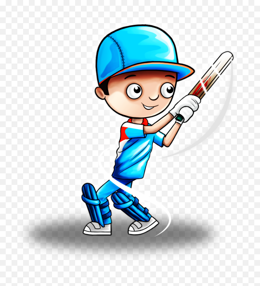 Cricket Clipart Cricket Player - Clipart Cricket Player Cartoon Emoji,Cricket Clipart
