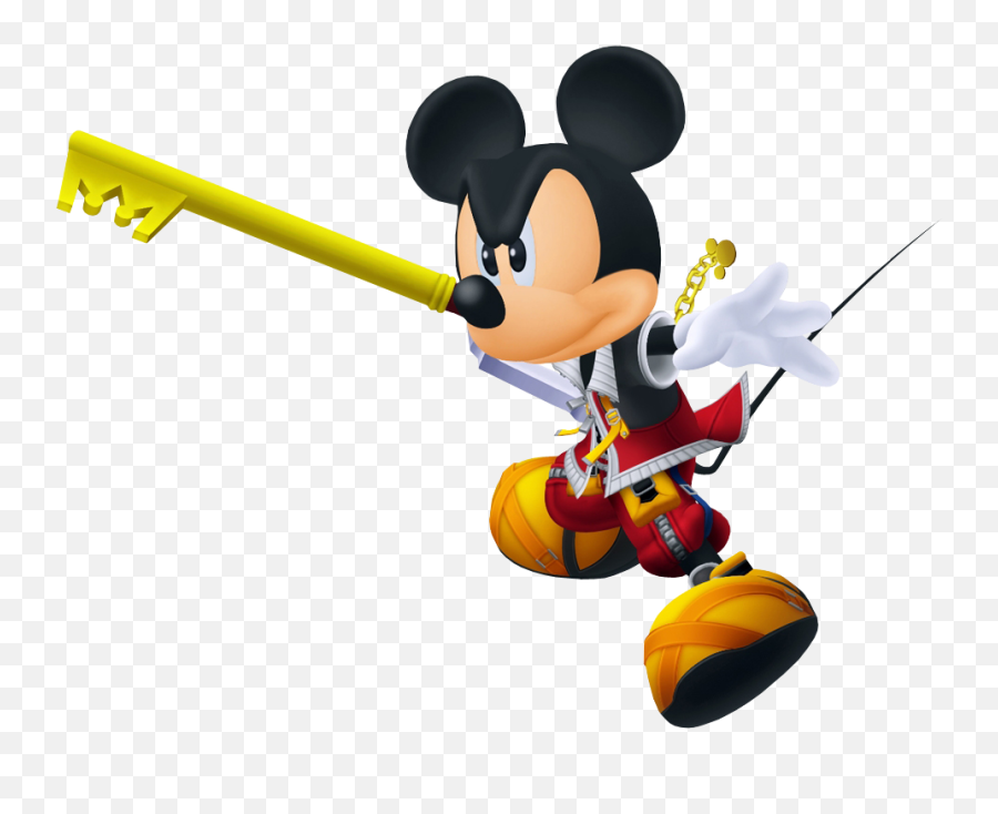 Clipart Key Mickey Mouse - Kingdom Hearts Mickey Fighting Kingdom Hearts 2 Mickey Emoji,Mickey Mouse Ears Clipart