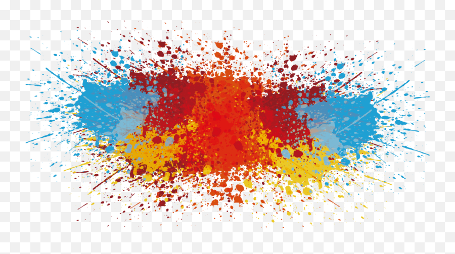 Color Splash Transparent Png All - Abstract Paint Splash Png Emoji,Paint Splatter Transparent