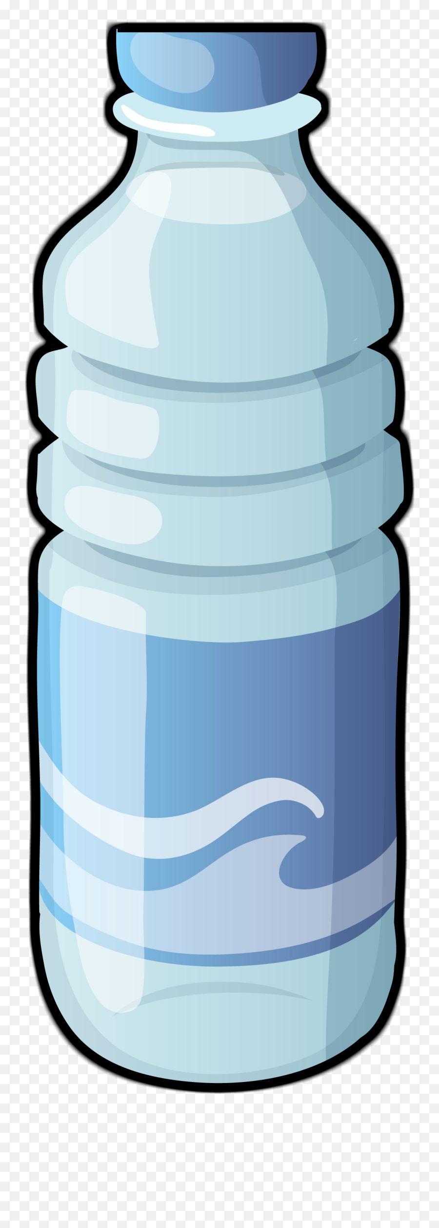 Transparent Background Plastic Bottle Cartoon Clipart - Full Mineral Water Clipart Png Transparent Emoji,Transparent Plastic