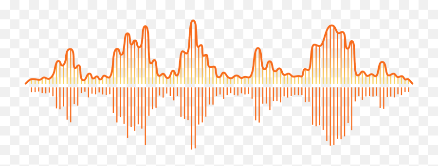 What Is An Audio Messaging App - Orange Sound Waves Png Emoji,Sound Wave Png