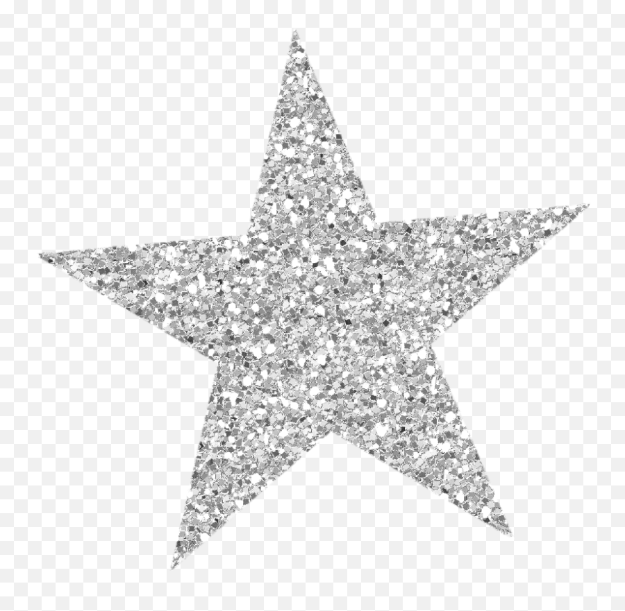 Free Transparent Star Png Download - Glitter Star Clip Art Emoji,Silver Glitter Png