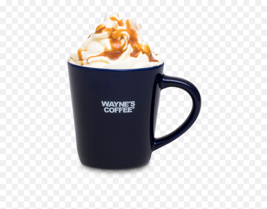 Download Salted Caramel Hot Chocolate - Coffee Png Image Waynes Coffee Latte Emoji,Hot Chocolate Png