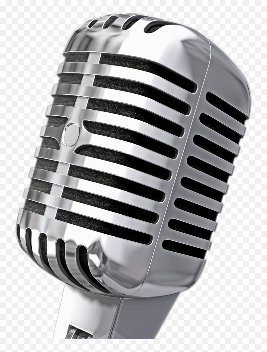Pin - Vintage Microphone Png Emoji,Microphone Covers With Logo