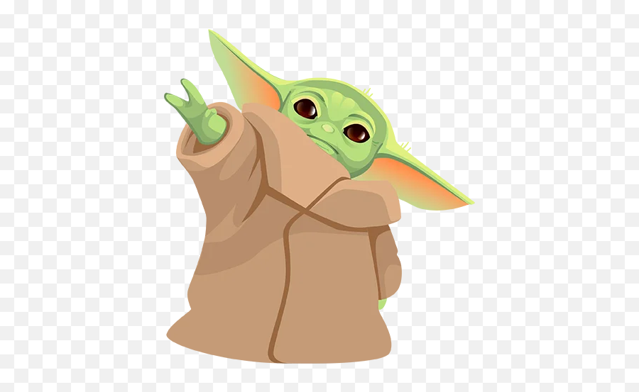 Telegram Sticker - Yoda Emoji,Yoda Clipart