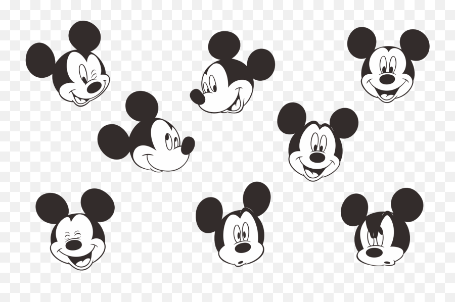 Download Mickey Mouse Logo Vector - Mickey Mouse Face Small Mickey Mouse Head Small Emoji,Mickey Mouse Face Png