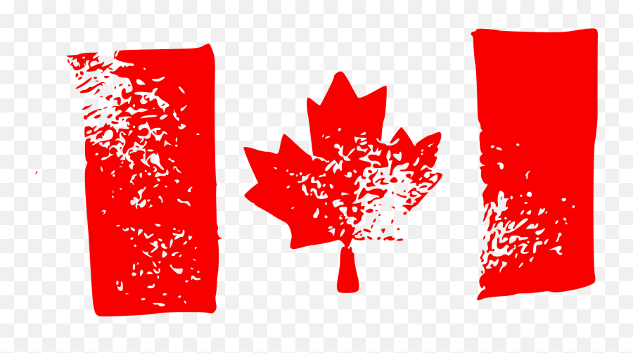 Grunge Flag Of Canada Transparent - Canada Pn G Emoji,Canada Png