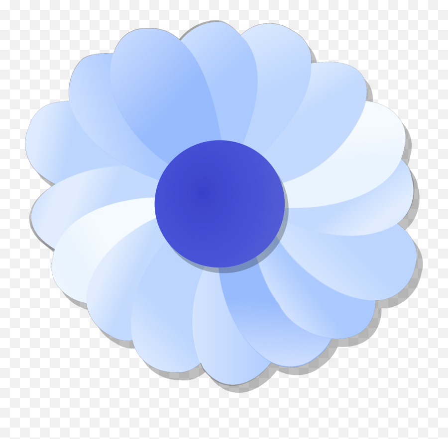 Blue Flower Svg Vector Blue Flower Clip Art - Svg Clipart Emoji,Blue Flower Clipart