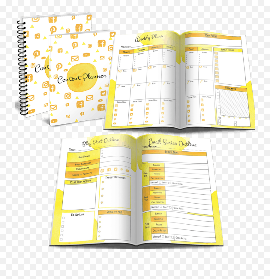 The Big Planner Bundle V2 The Happy Journals Plr Club - Horizontal Emoji,Planner Png