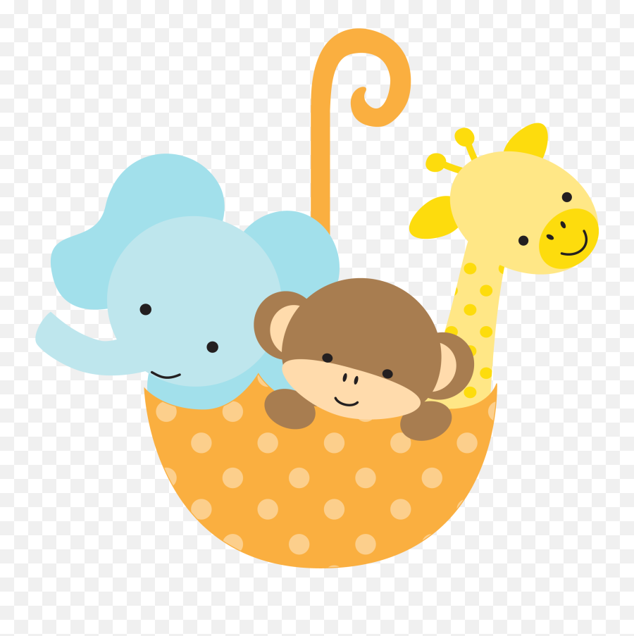 Gender Neutral Baby Shower Clip Art - Baby Shower Baby Animal Clipart Emoji,Shower Clipart