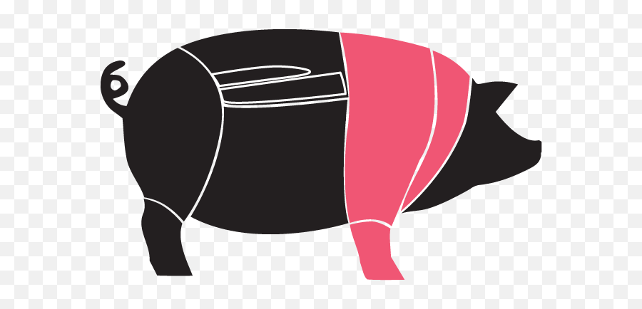 Pork Cuts Index - Whole Pig Capabilities Sunpork Fresh Foods Emoji,Pig Bbq Clipart