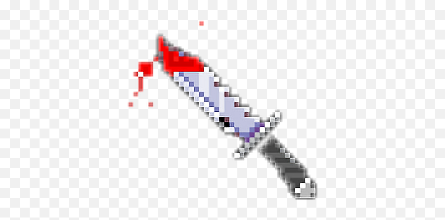 8bit Aesthetic Bleeding Blood Knife Sticker By Bety Emoji,Bloody Knife Png