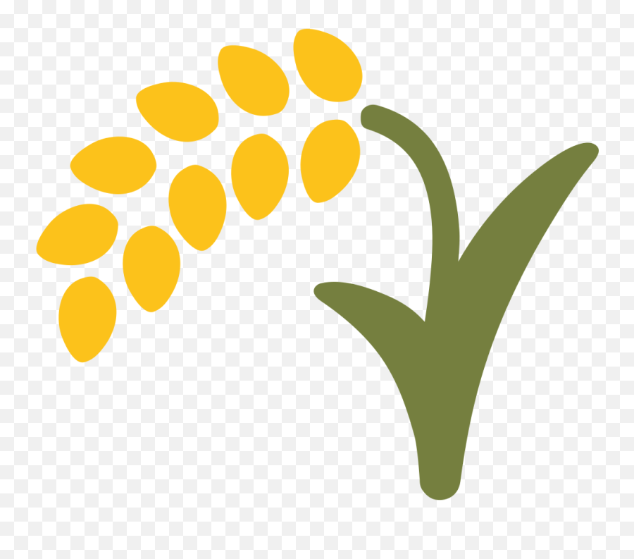 Rice Plant Icon Png Clipart - Full Size Clipart 140184 Emoji,Plant Icon Png