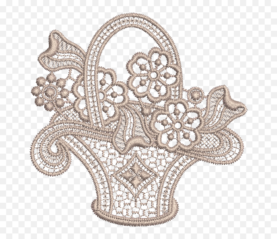 Napkin Embroidery Png - Embroidery Lace Png Full Size Png Emoji,Embroidery Png