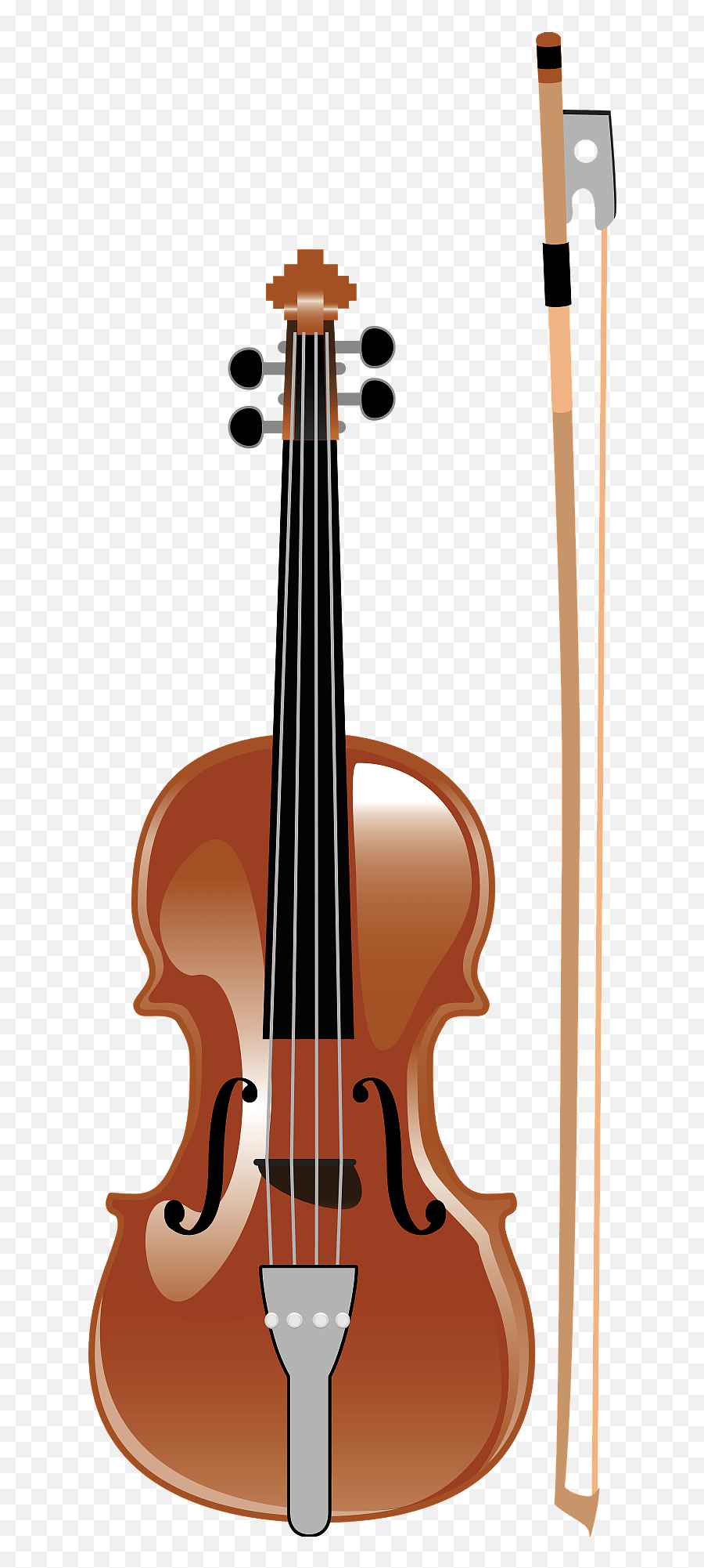 Violin With Bow Clipart Free Download Transparent Png Emoji,Cello Clipart