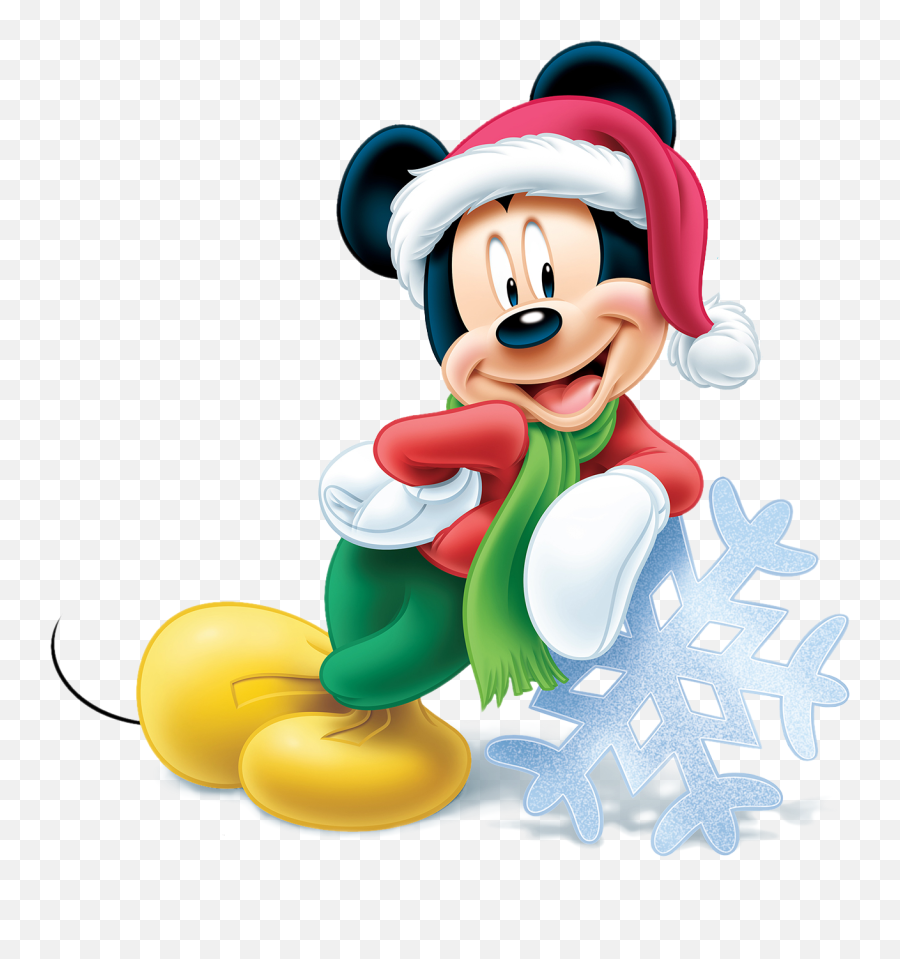 Download Mickey Christmas Render - Holiday Mickey Mouse Png Emoji,Mickey Mouse Christmas Clipart