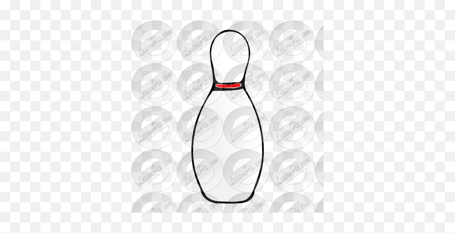 Bowling Pin Picture For Classroom Therapy Use - Great Emoji,Bowling Clipart Black And White