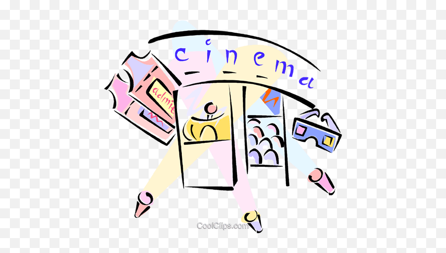 Movie Theatre Cinema Royalty Free Vector Clip Art Emoji,Movie Theatre Clipart