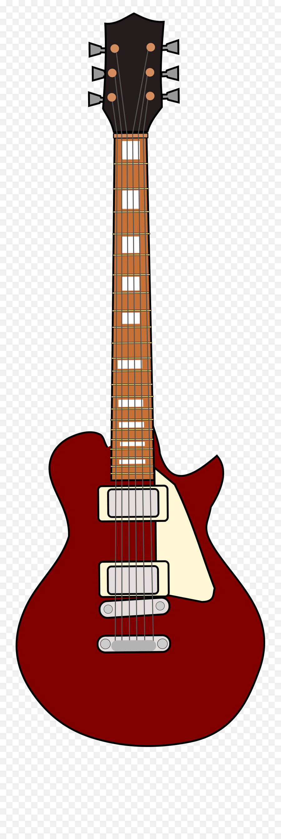 Acoustic Guitar Clip Art Clipart - Cartoon Guitar Emoji,Guitar Clipart