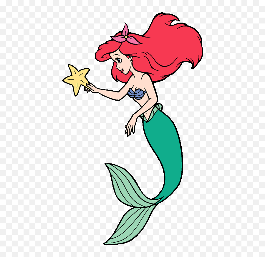 Download Fish Little Mermaid Clipart - Little Mermaid Clipart Emoji,Mermaid Clipart