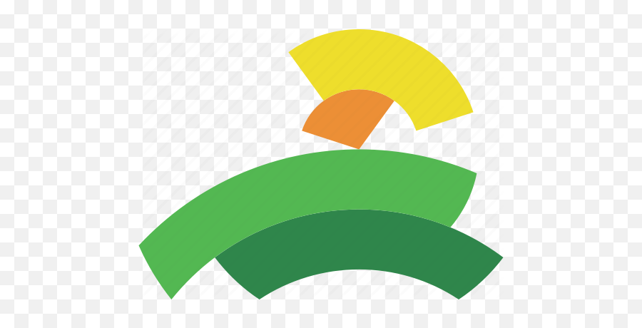 Field Green Landscape Logo Sun Icon - Download On Iconfinder Horizontal Emoji,Landscape Logo
