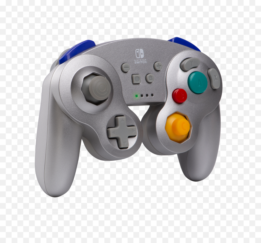 Powera Wireless Controller For Nintendo Switch - Gamecube St Wireless Controller For Nintendo Switch Gamecube Style Silver Emoji,Gamecube Controller Png