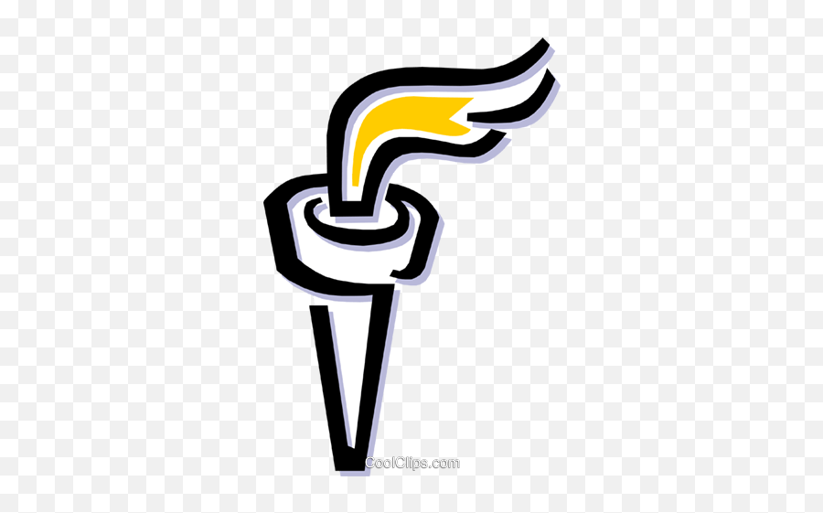 Torch Royalty Free Vector Clip Art Illustration - Spor0234 Language Emoji,Torch Clipart
