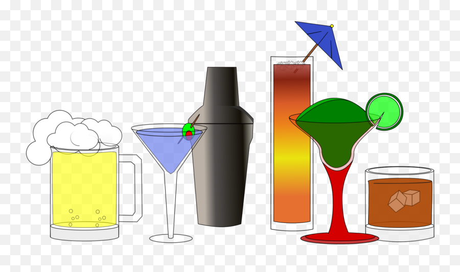 1500 X 750 6 - Alcoholic Beverage Alcohol Clipart Emoji,Drinks Clipart