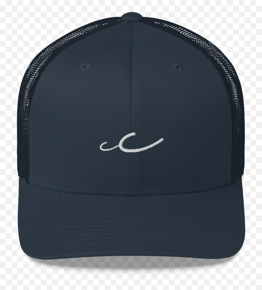 Cc Wave Logo Trucker Hat U2014 Courtney Cole - For Baseball Emoji,Wave Logo