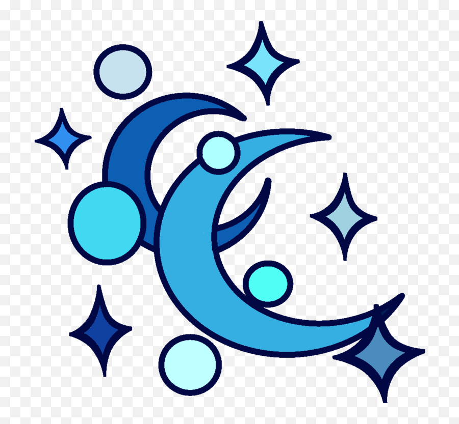 Mlp Cutie Marks Moon Transparent Png - Moon Mlp Oc Cutie Marks Emoji,Blue Glow Png